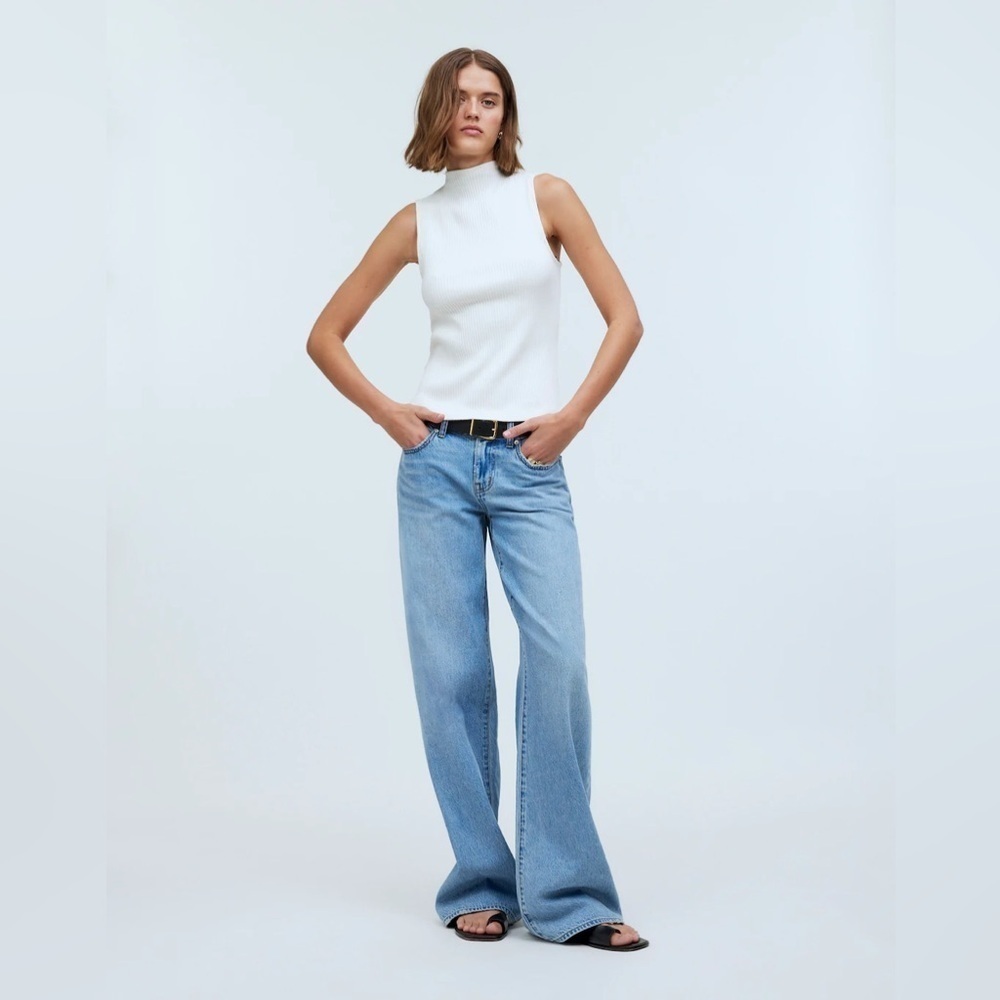 Madewell Side-Slit Mockneck Tank NP825
